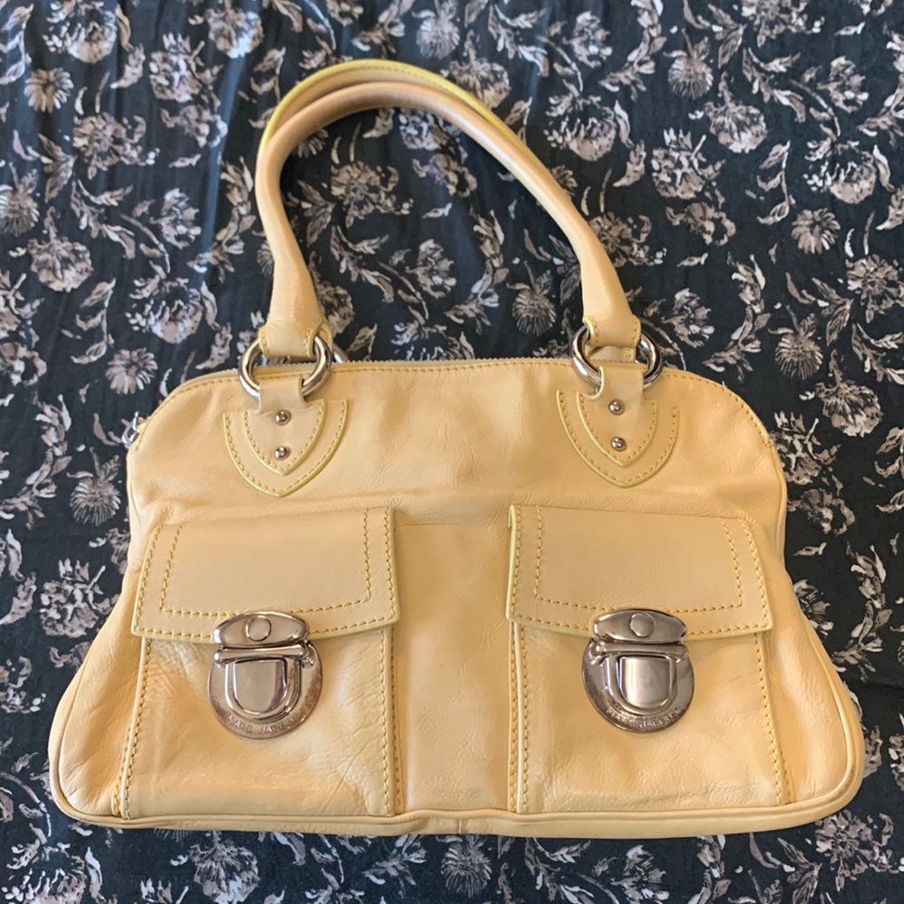 MARC JACOBS Sun Yellow Buttery Soft Leather Purse